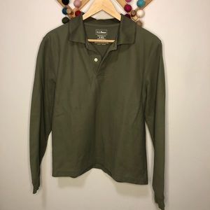 L.L. Been long sleeve polo